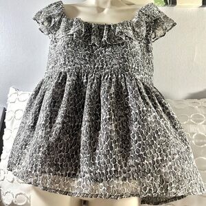 New Banana Republic Blouse Gray Color Size Small